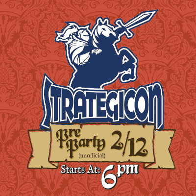 Strategicon Pre Party logo