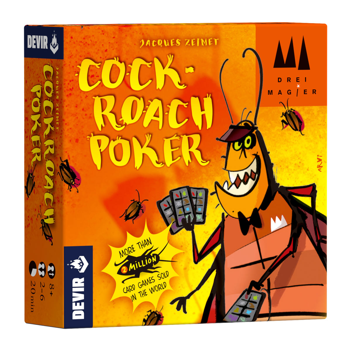 Cockroach Poker — tabletop game for sale at Vending Machine Games