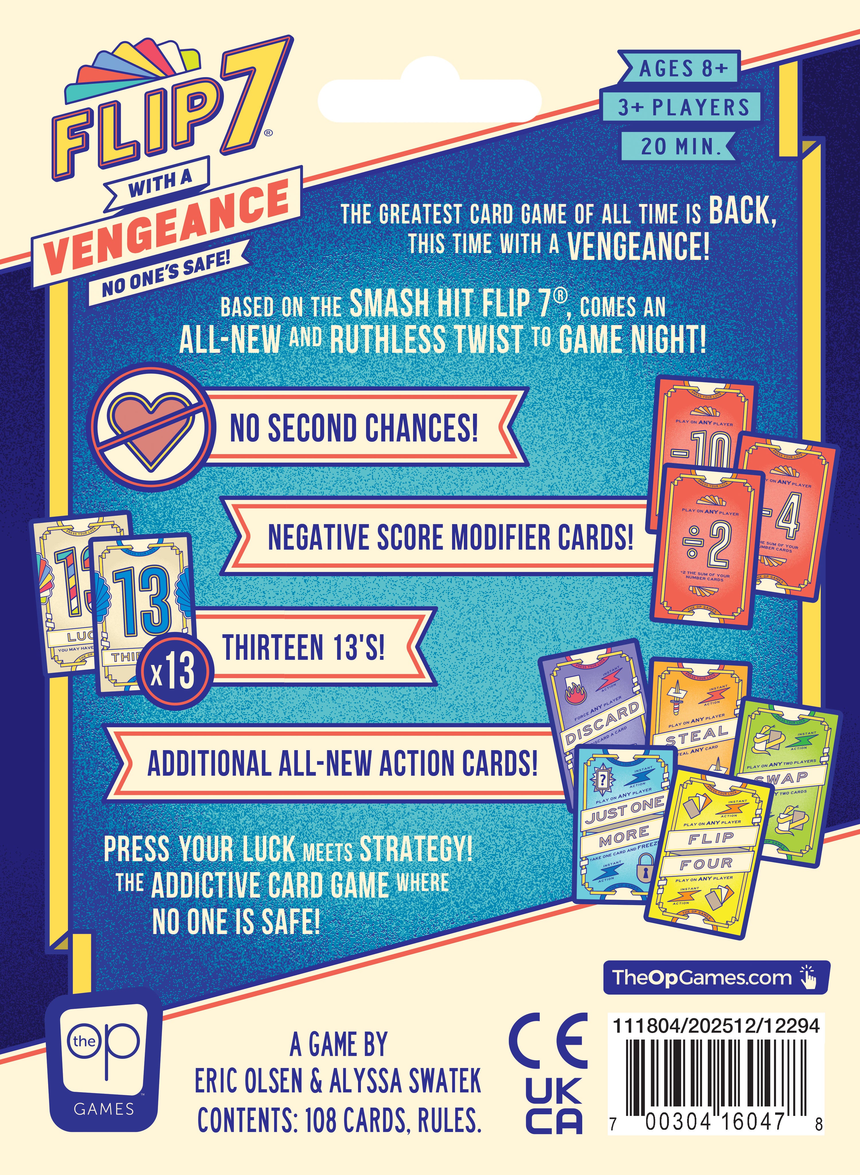 Flip 7: With a Vengeance tabletop game